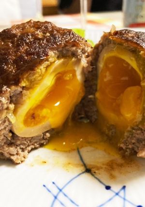 味玉バーグ-レシピのメイン写真