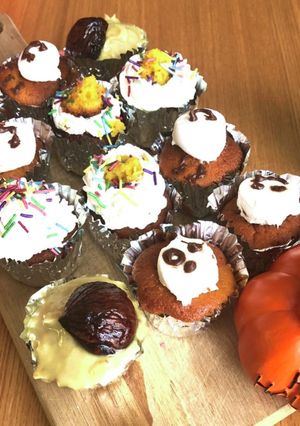 ハロウィンカップケーキ-レシピのメイン写真