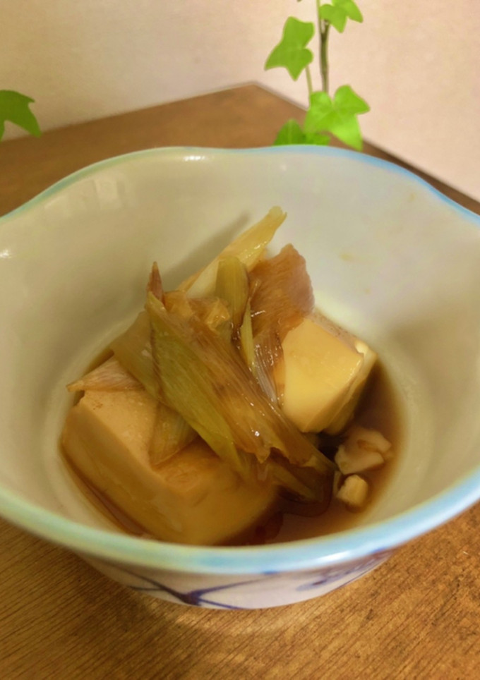 ♪時短&節約　豆腐と白ネギのすき焼き風煮-レシピのメイン写真
