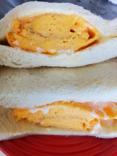 厚焼き卵サンド(^^)d-レシピのメイン写真