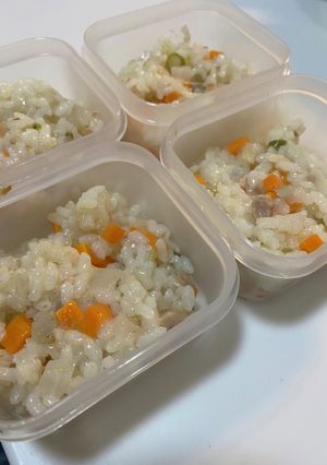 ツナと野菜の五目ごはん　離乳食-レシピのメイン写真