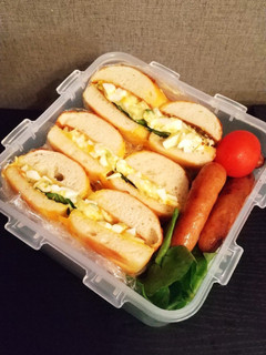 お弁当(9/28)ベーグルサンド-レシピのメイン写真
