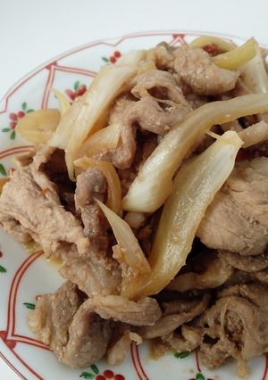 レンチン簡単しょうが焼き-レシピのメイン写真