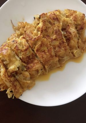 玉ねぎ卵焼き-レシピのメイン写真