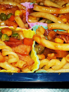 マカロニでナポリタン(弁当用)-レシピのメイン写真