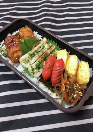 男子高校生弁当★71 のり弁-レシピのメイン写真