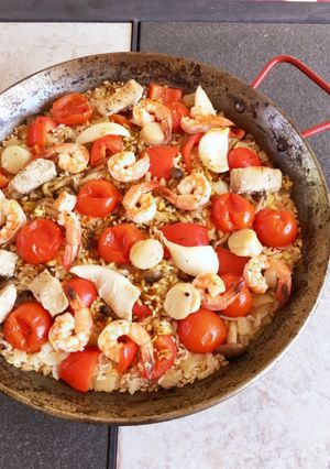 スペインタパスのシーフードパエリア-レシピのメイン写真