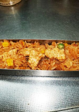 レンチンチキンライス(弁当用)-レシピのメイン写真