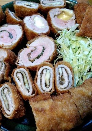 棒ヒレカツ・巻きカツ・梅しそ&海苔チーズ-レシピのメイン写真