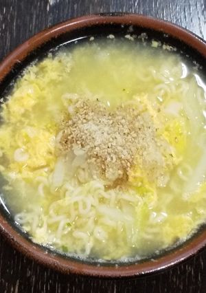 材料３つ！My『サッポロ一番』塩ラーメン-レシピのメイン写真
