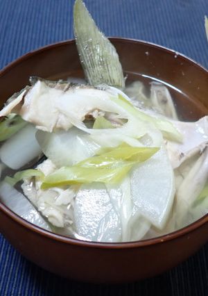 ブリのあら汁 塩仕立て-レシピのメイン写真