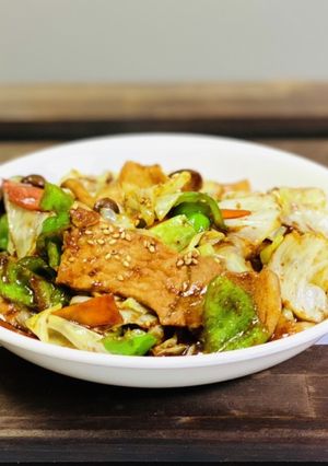 野菜たっぷり回鍋肉風の味噌炒め-レシピのメイン写真