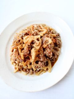 お弁当にも【牛蓮根のきんぴら】-レシピのメイン写真