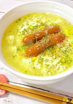 サッポロ一番で＊イタリアンチーズラーメン-レシピのメイン写真