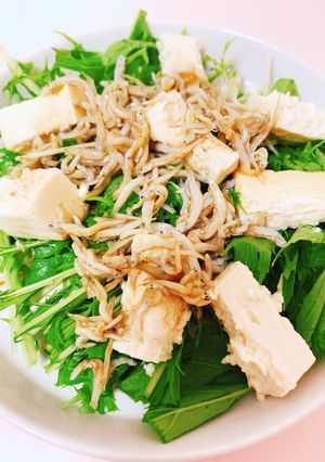 豆腐と水菜のしらすポン酢-レシピのメイン写真