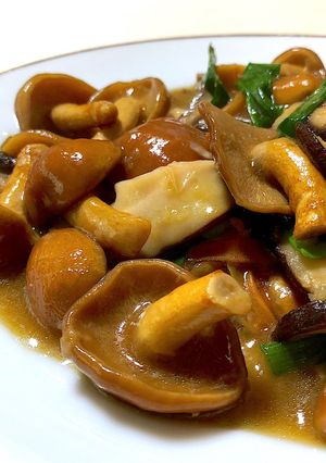 特大なめこの中華炒め-レシピのメイン写真