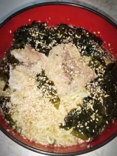 サッポロ一番 サバ缶 わかめ 塩ラーメン-レシピのメイン写真