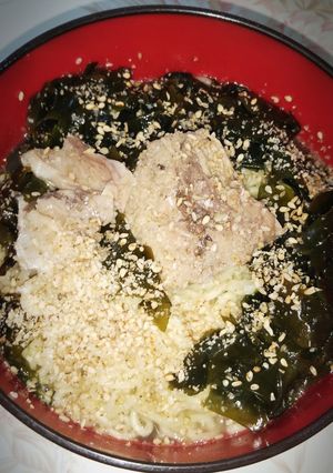 サッポロ一番 サバ缶 わかめ 塩ラーメン-レシピのメイン写真