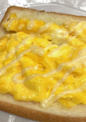 端っこ食パン！ふんわりエッグトースト-レシピのメイン写真