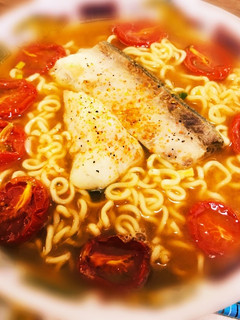 フライパン一つでアクアパッツァ風ラーメン-レシピのメイン写真