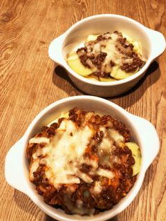 新じゃがとキムチ納豆のオーブン焼き-レシピのメイン写真