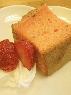 桜シフォンケーキ-レシピのメイン写真