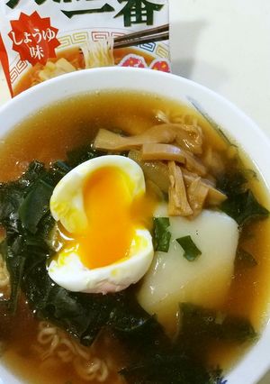 餅入りサッポロ一番-レシピのメイン写真