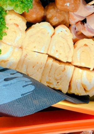 ごま油で焼くだけ卵焼き-レシピのメイン写真