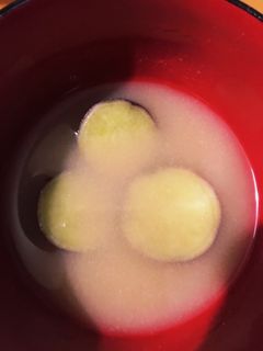 秋の味覚 ほっこり さつまいも味噌汁-レシピのメイン写真