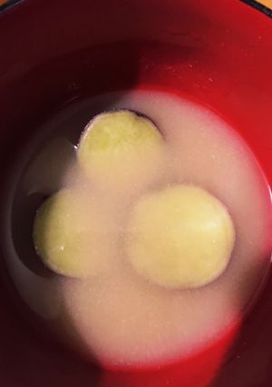 秋の味覚　ほっこり　さつまいも味噌汁-レシピのメイン写真