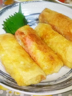 さつまいもバター春巻(湯葉さつまパイ)-レシピのメイン写真