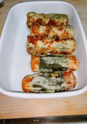竹輪チーズ詰めのり巻き揚げ-レシピのメイン写真
