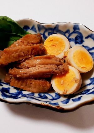 手羽中と卵のスタミナ煮♡-レシピのメイン写真