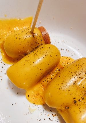 「30秒料理」ソーセージウィズチーズ-レシピのメイン写真