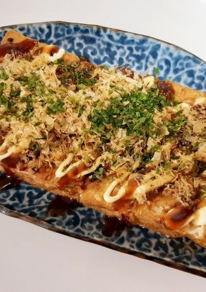 簡単♡美味五目厚揚げのお好み焼き風☆-レシピのメイン写真