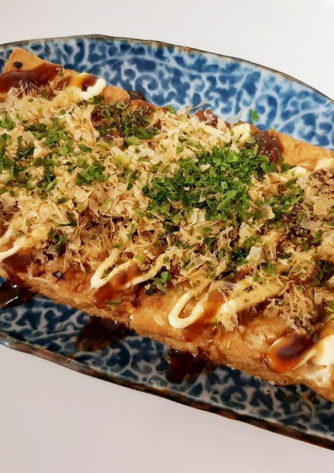 簡単♡美味五目厚揚げのお好み焼き風☆-レシピのメイン写真