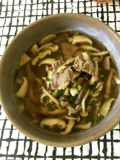 きのこたっぷり肉うどん-レシピのメイン写真