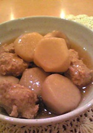 うま～い！　里芋ととりだんごのとろ～り煮-レシピのメイン写真