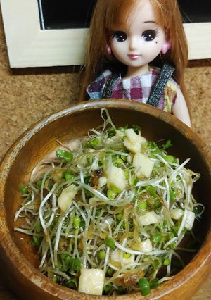 リカちゃん♡ブロッコリースプラウトサラダ-レシピのメイン写真