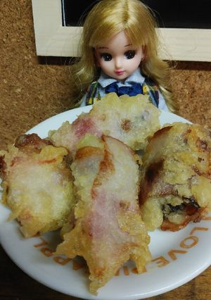 リカちゃん♡鉄分補給プルーンベーコン巻き-レシピのメイン写真