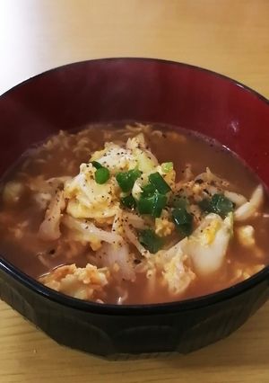 バターニンニクねぎラーメン-レシピのメイン写真