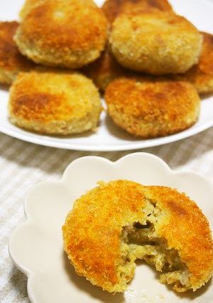 里芋のカレー粉コロッケ！カレー風味♪-レシピのメイン写真