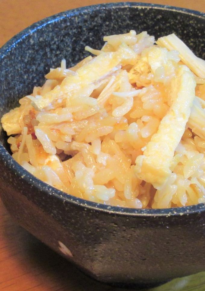 えのき茸と油揚げの炊き込みご飯-レシピのメイン写真