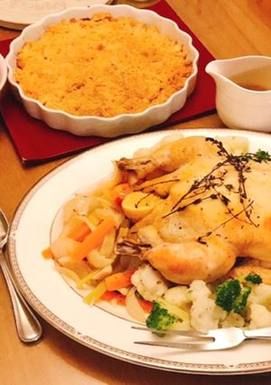 柔らかローストチキン バター・レモン味-レシピのメイン写真