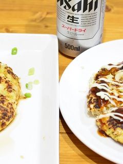 ふわふわ♬豆腐とキャベツのお好み焼き★-レシピのメイン写真