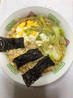 レタス・海苔・卵 しょうゆラーメン-レシピのメイン写真