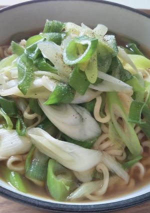 サッポロ一番ねぎラーメン-レシピのメイン写真