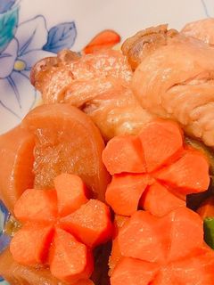 圧力鍋で手羽先と大根の煮物-レシピのメイン写真