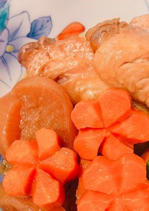 圧力鍋で手羽先と大根の煮物-レシピのメイン写真