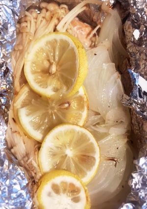 シンプル美味しい♪鮭のホイル焼き-レシピのメイン写真
